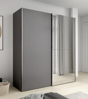 Dulap Kalis Gri Wolfram Uni Si Gri, 170.3 Cm