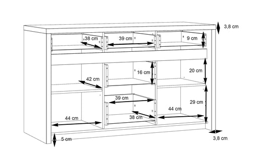 Comoda Sentozza 142 Cm