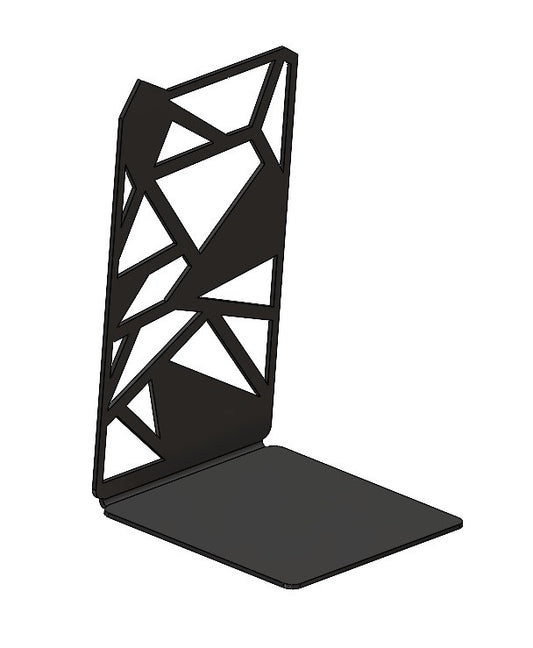Suport De Carte Shapes Otel, Negru Mat, 18 X 11 Cm