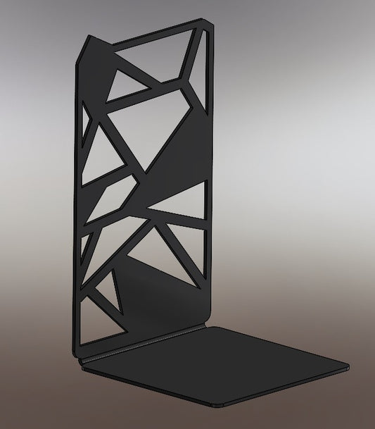 Suport De Carte Shapes Otel, Negru Mat, 18 X 11 Cm