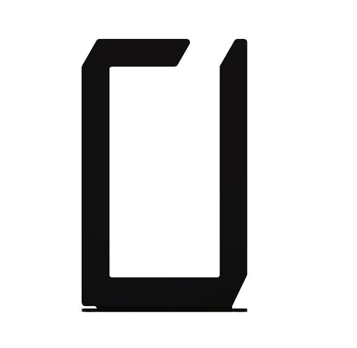 Suport De Carte Cub Otel Negru Mat, 18 X 11 Cm