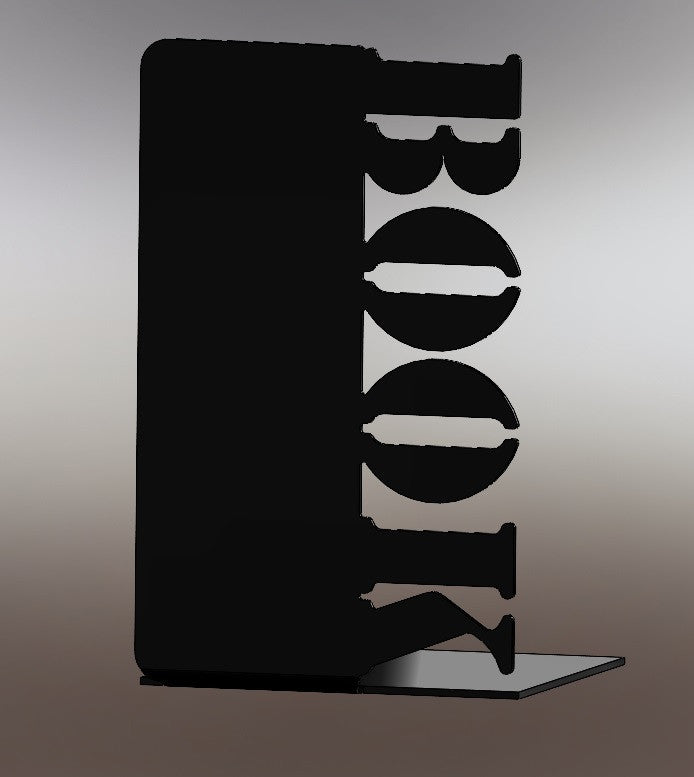Suport De Carte Book Otel Negru Mat, 18 X 11 Cm