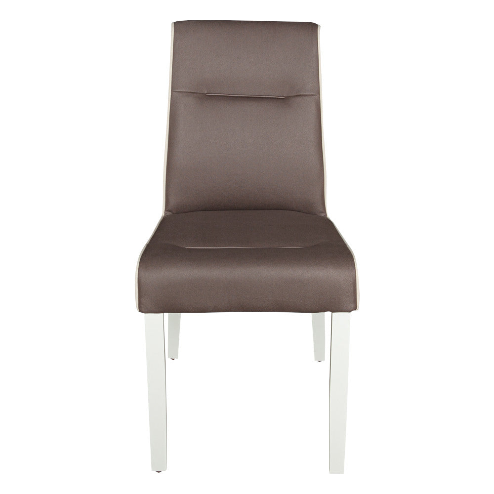 Scaun Fiona, Gri Argintiu Si Alb, 46.5 x 64 x 91 Cm