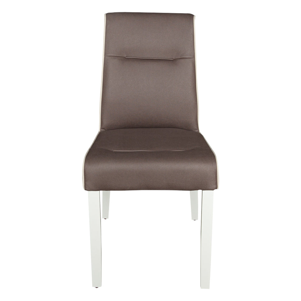 Scaun Fiona, Gri Argintiu Si Alb, 46.5 x 64 x 91 Cm