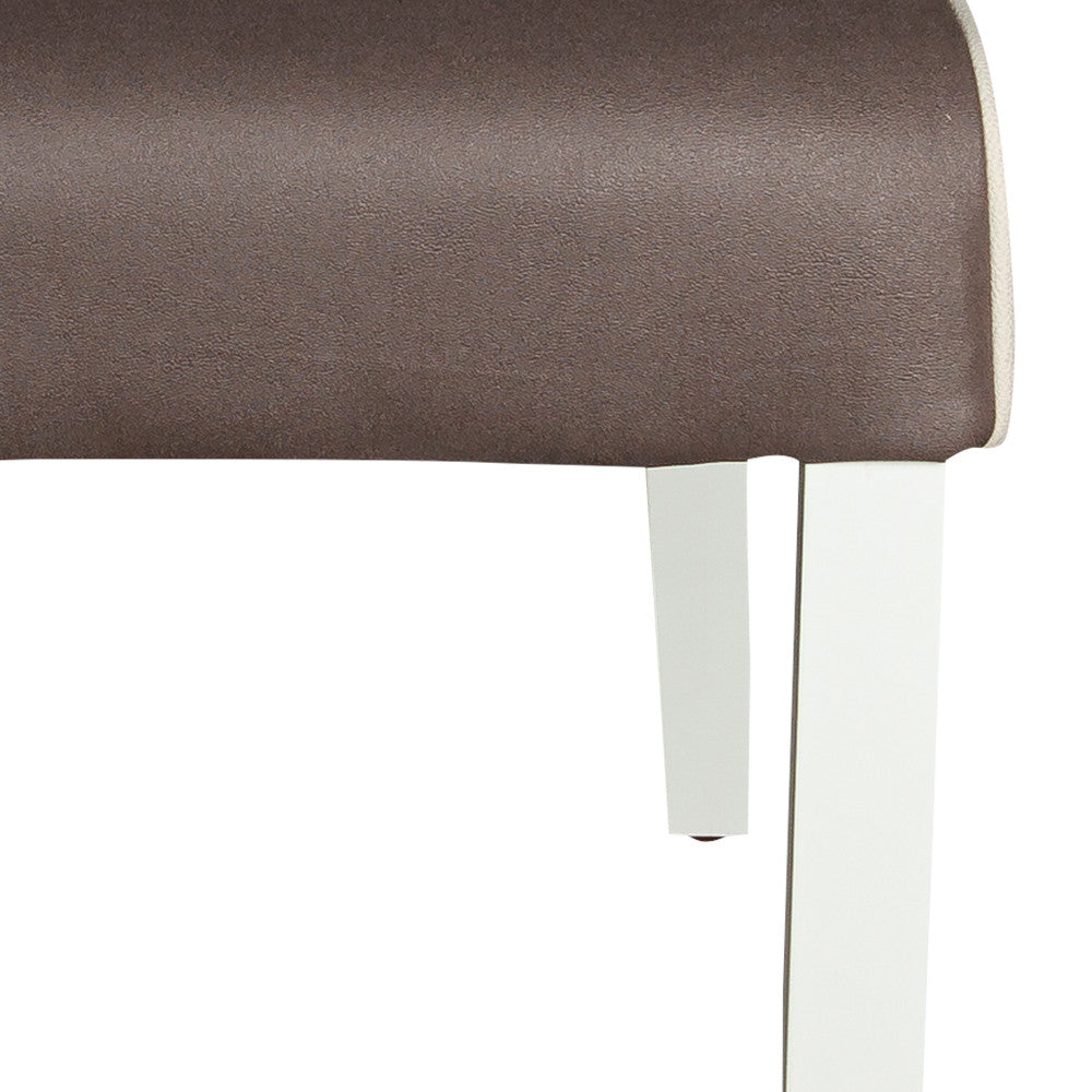 Scaun Fiona, Gri Argintiu Si Alb, 46.5 x 64 x 91 Cm