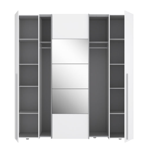 Dulap Cu Oglinda Energy Alb, 200 Cm