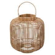Felinar Solar Rattan Aly, 38 Cm