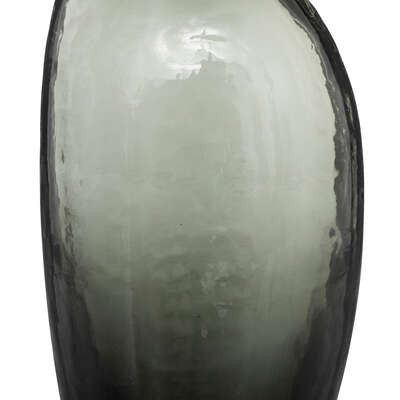 Vaza Sticla Single, Gri, 20 Cm