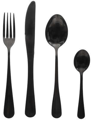 Set Tacamuri Negre, 16 Piese
