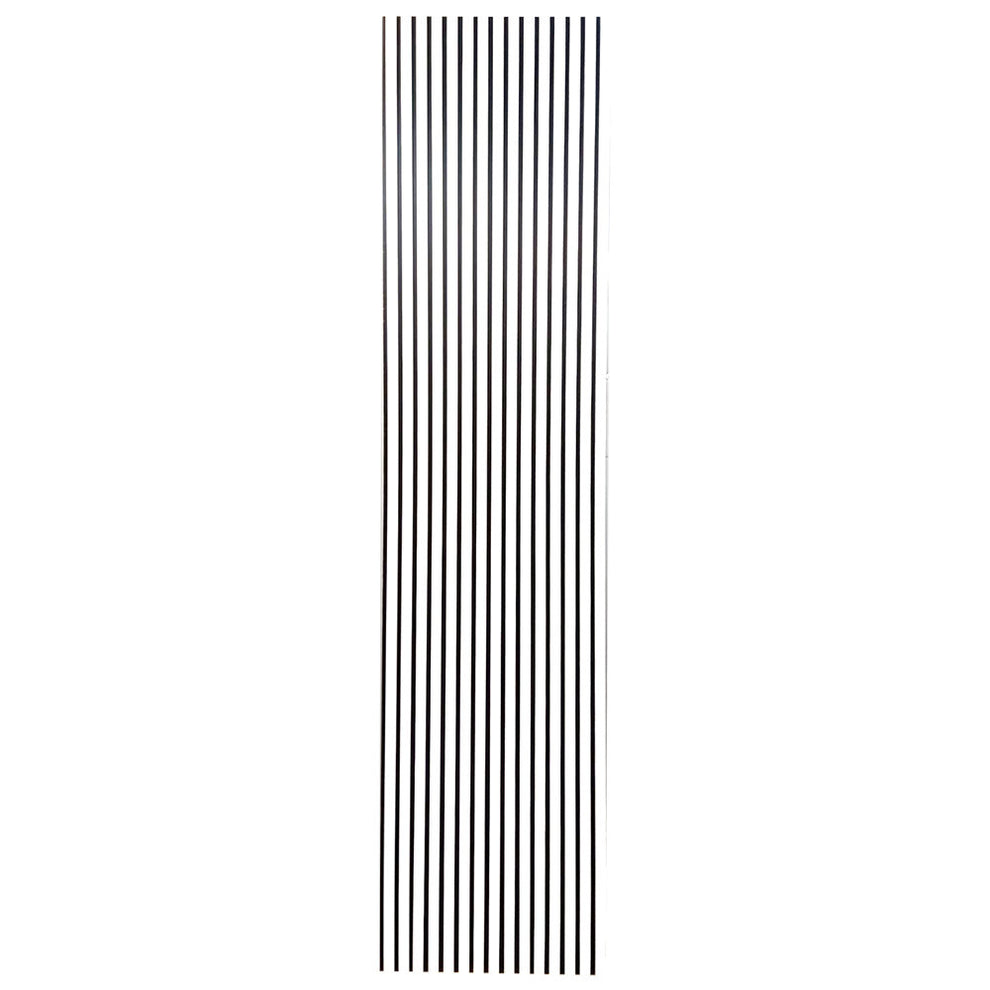Mostra Riflaj Mdf Furniruit, Alb, 29.6 x 12.6 Cm