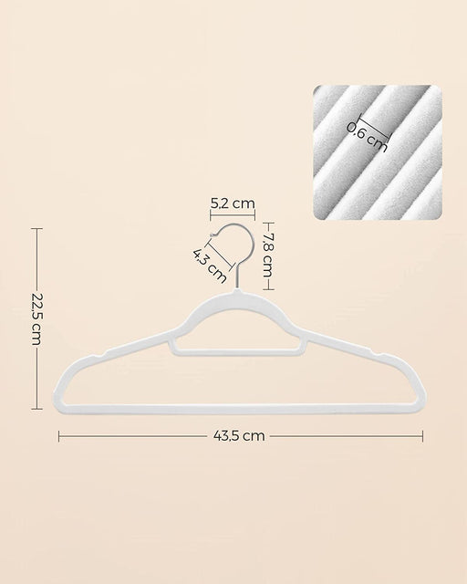 Set De 50 De Umerase Din Catifea, Auriu Roz Si Alb, 43.5 Cm