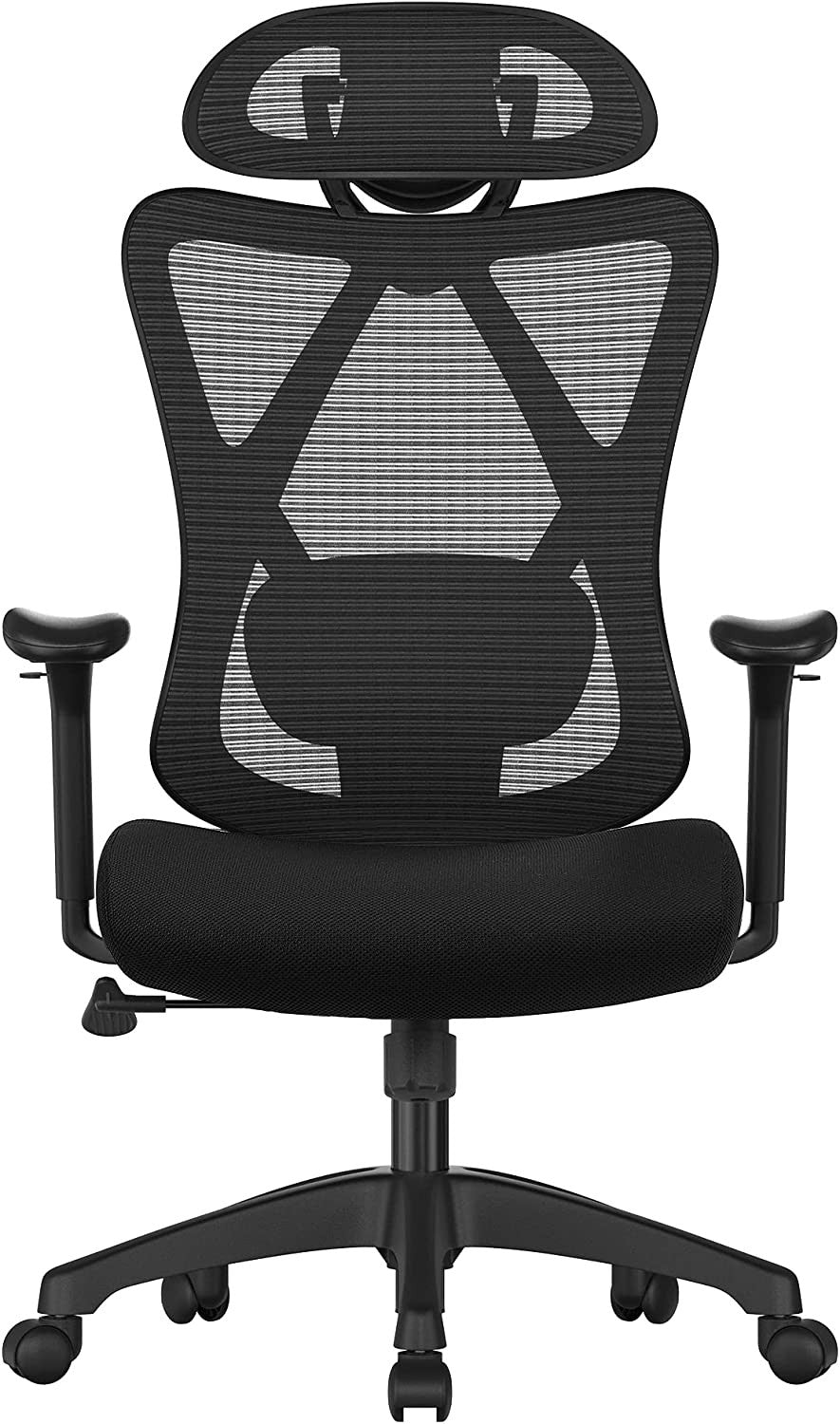 Scaun De Birou Ergonomic Din Plasa, Negru