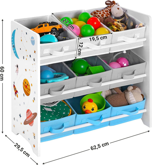 Raft De Depozitare Pentru Copii, Alb, 62.5 Cm