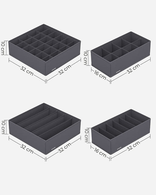 Set De 8 Organizatoare Pentru Lenjerie De Corp