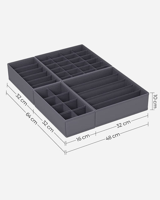 Set De 8 Organizatoare Pentru Lenjerie De Corp