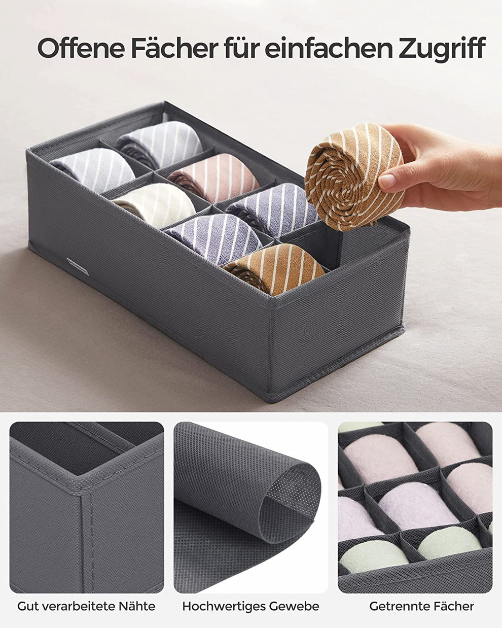 Set De 8 Organizatoare Pentru Lenjerie De Corp
