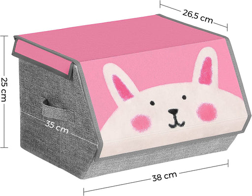 Organizatoare Pliabile Pentru Copii, Cu Manere, Multicolor, 35 X 35 X 25 Cm