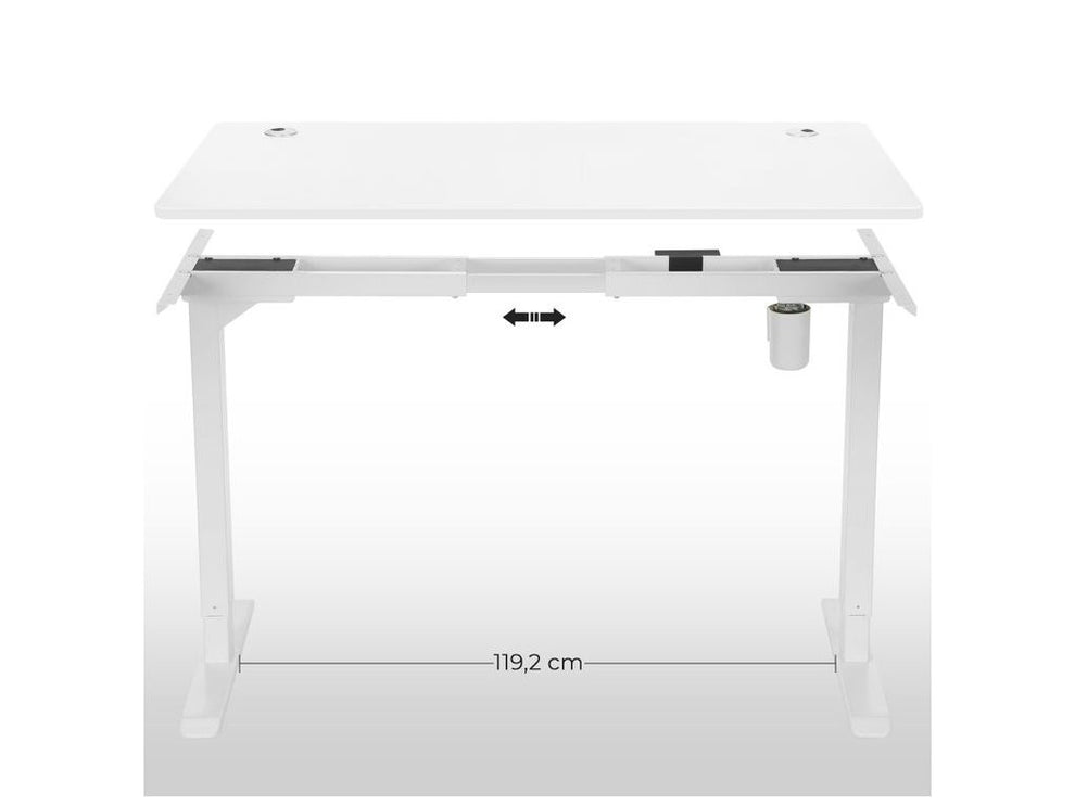 Blat De Lucru Pentru Birou, Alb, 70 X 140 Cm