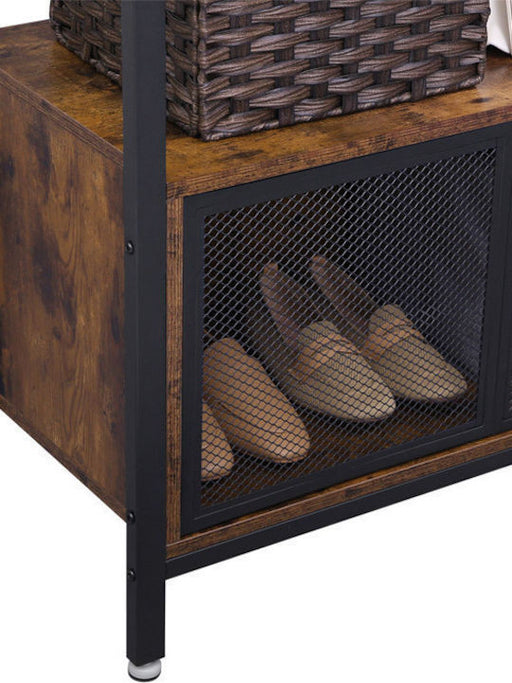 Dulap Deschis, Maro Rustic Si Negru, 80 Cm
