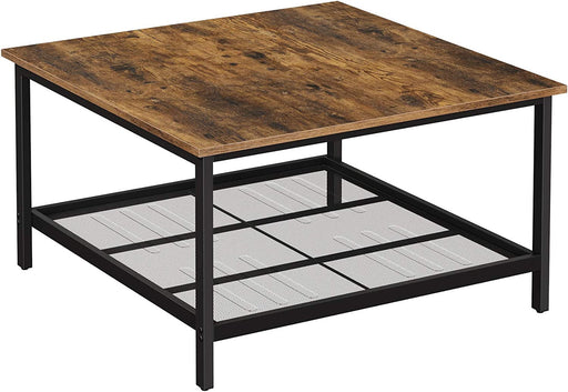 Masuta De Cafea, Maro Rustic Si Negru, 80 Cm