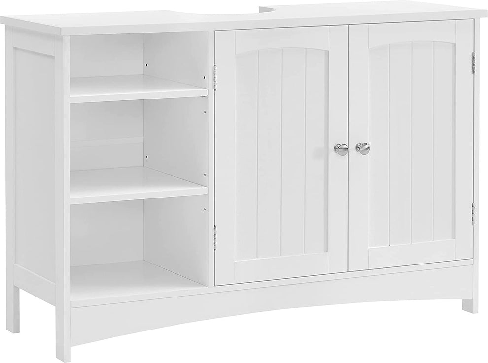 Dulap De Baie Cu 2 Usi, Alb, 90 Cm