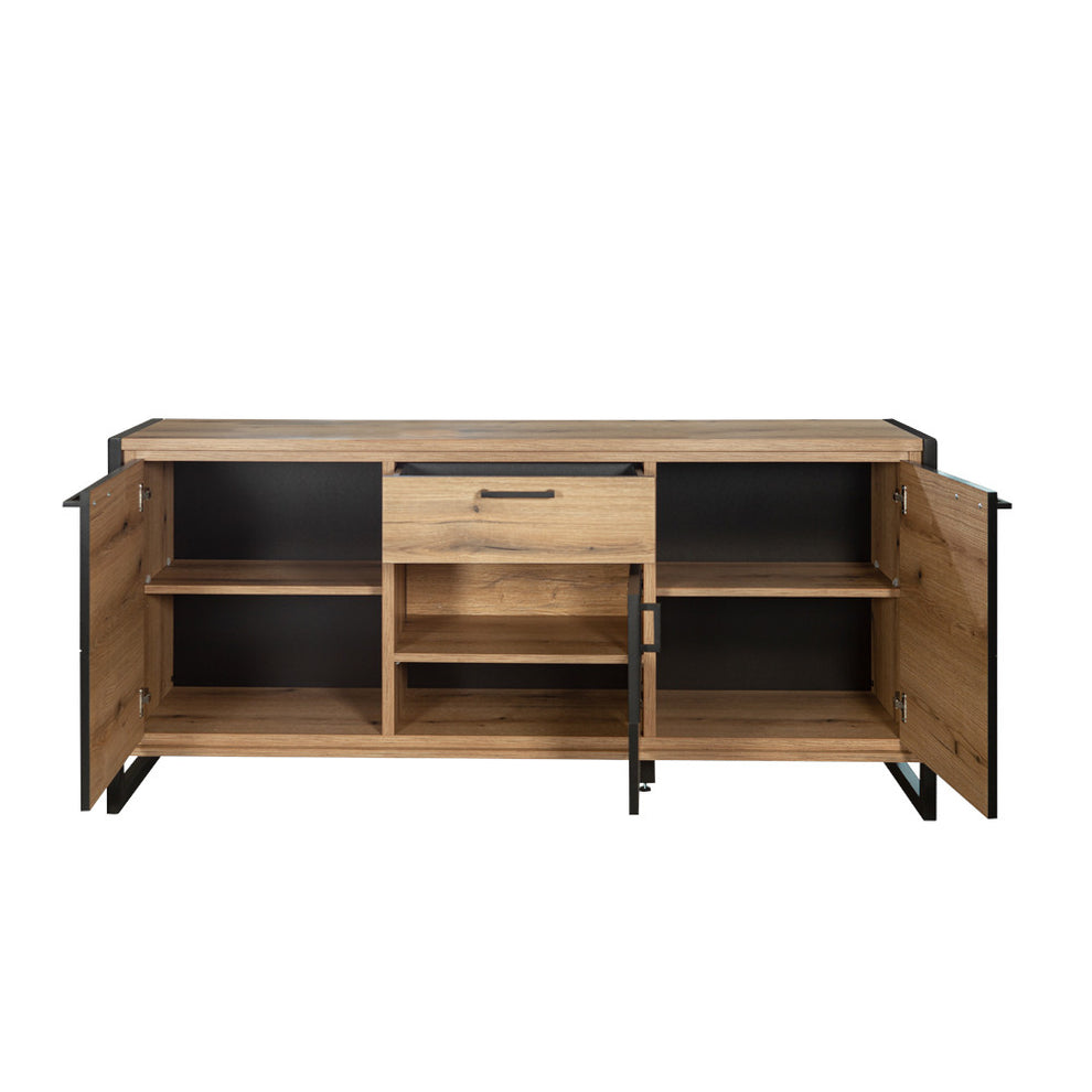 Bufet 3 Usi Si 1 Sertar Soho Nordian Oak, 171 Cm