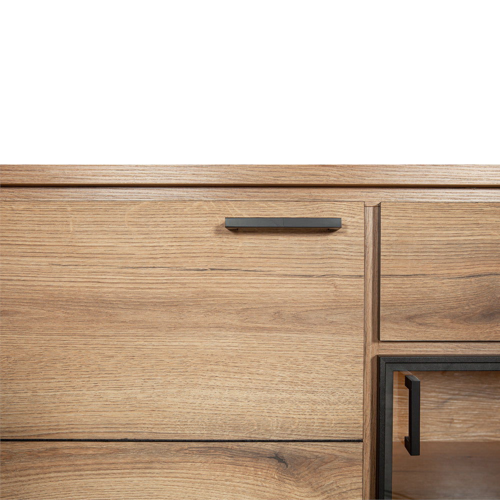 Bufet 3 Usi Si 1 Sertar Soho Nordian Oak, 171 Cm
