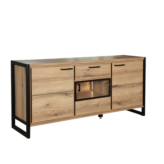 Bufet 3 Usi Si 1 Sertar Soho Nordian Oak, 171 Cm