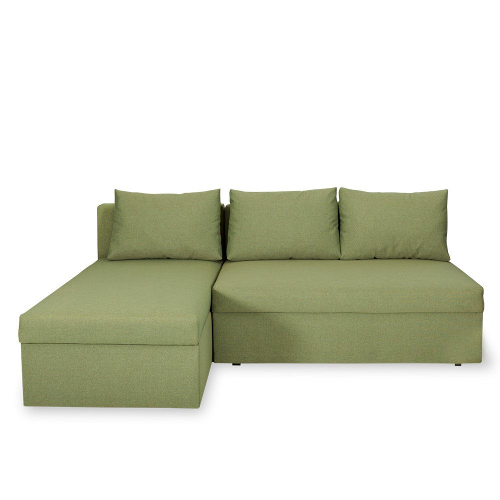 Coltar Extensibil Cu Lada Depozitare Vario, Interschimbabil Stanga/Dreapta, Verde