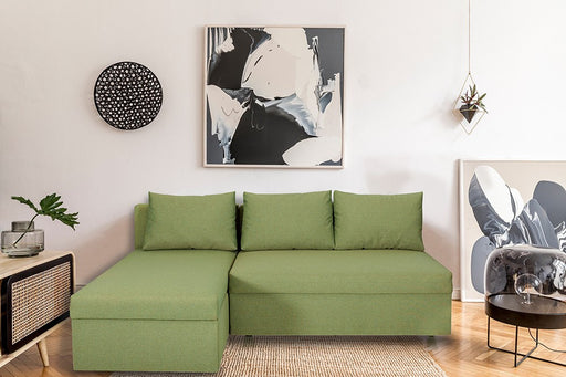 Coltar Extensibil Cu Lada Depozitare Vario, Interschimbabil Stanga/Dreapta, Verde