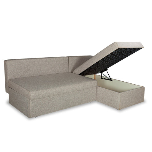Coltar Extensibil Cu Lada Vario, Interschimbabil Stanga/Dreapta, Gri, 220 X 80 X 155 Cm