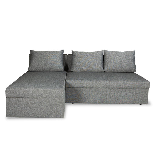 Coltar Extensibil Cu Lada, Vario Interschimbabil Stanga/Dreapta, Gri Inchis, 220 X 80 X 155 Cm