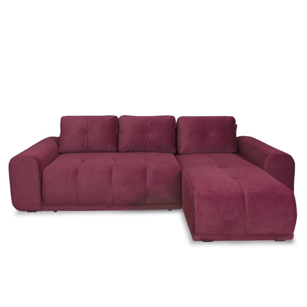 Coltar Extensibil Cu Lada Dreamer, Interschimbabil Stanga/Dreapta, Visiniu, 290 X 162 X 100 Cm
