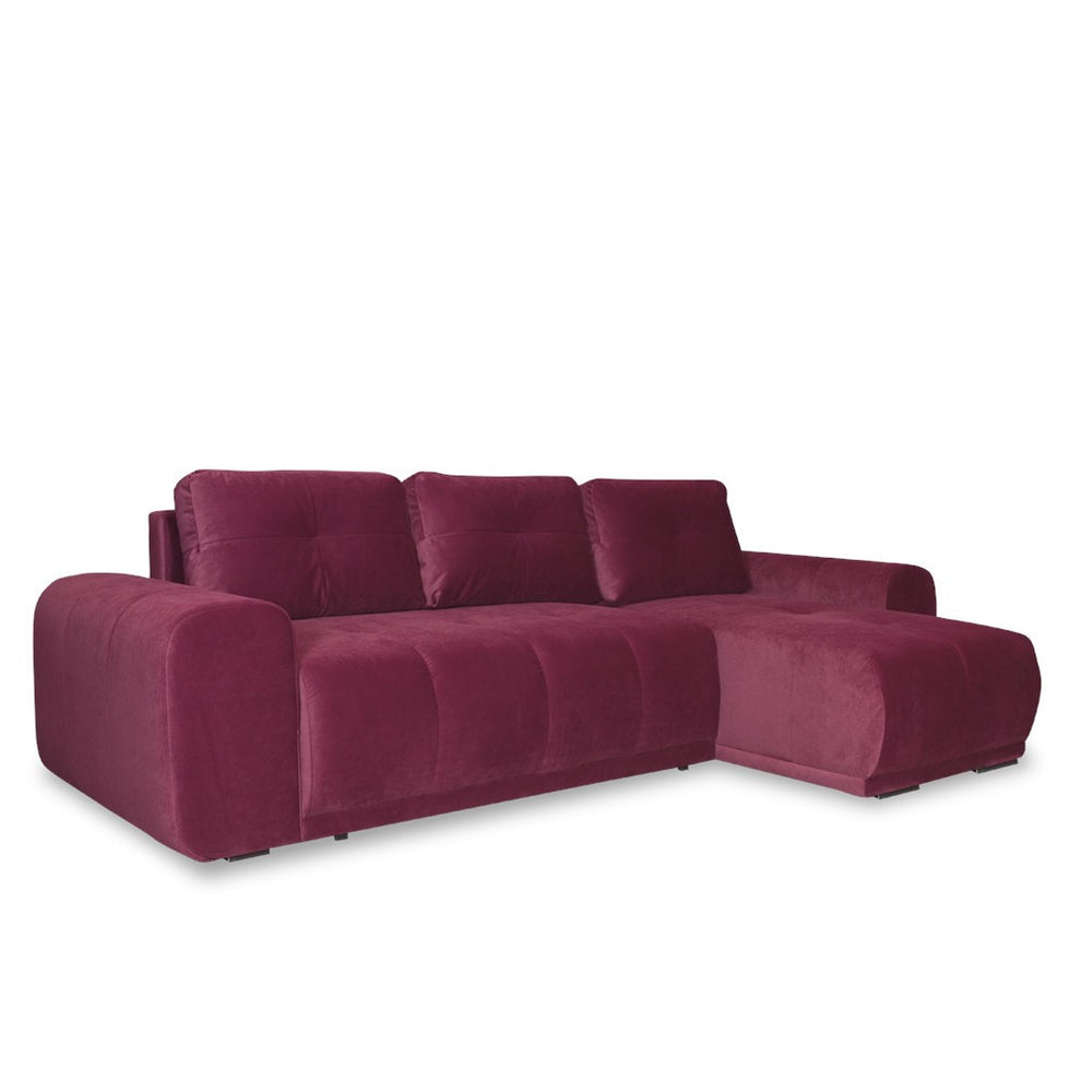 Coltar Extensibil Cu Lada Dreamer, Interschimbabil Stanga/Dreapta, Visiniu, 290 X 162 X 100 Cm