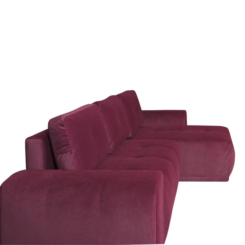 Coltar Extensibil Cu Lada Dreamer, Interschimbabil Stanga/Dreapta, Visiniu, 290 X 162 X 100 Cm