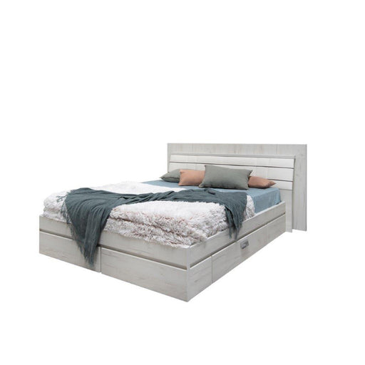 Set Mobila Dormitor Vanity Cu Pat 160 X 200 Cm, Dulap si 2 Noptiere