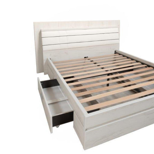 Set Mobila Dormitor Vanity Cu Pat 160 X 200 Cm, Dulap si 2 Noptiere