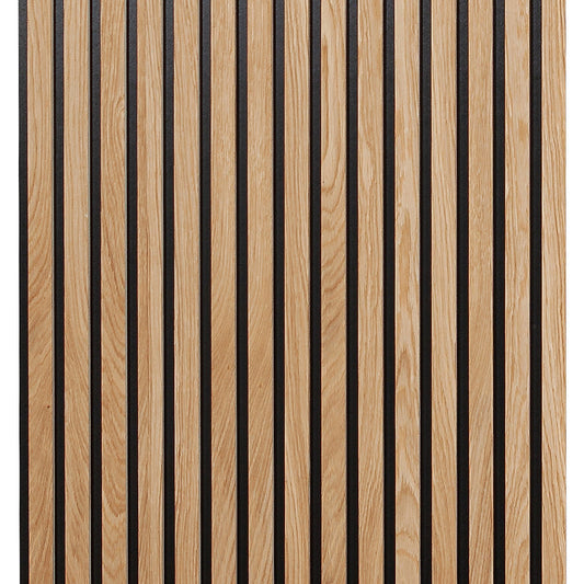 Riflaj Mdf Stejar Natur, Furniruit, 120 x 60 x 1.1 Cm