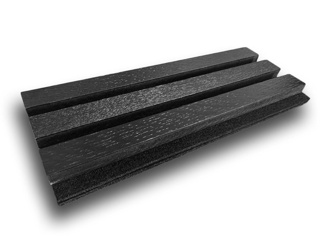 Mostra Riflaj Mdf Furniruit, Negru, 29.6 x 12.6 Cm