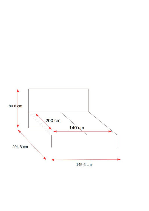 Pat Snow, White, Dimensiune Saltea 140 x 200 Cm