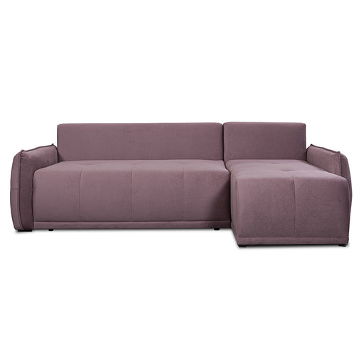 Coltar Extensibil Joy, Lada Depozitare, Interschimbabil Stanga/Dreapta, Roz, 254 Cm