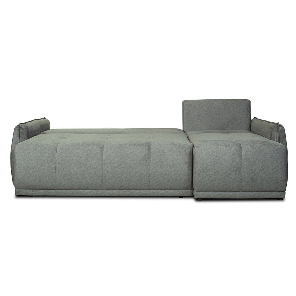 Coltar Extensibil Joy, Lada Depozitare, Interschimbabil Stanga/Dreapta,Gri, 254 Cm