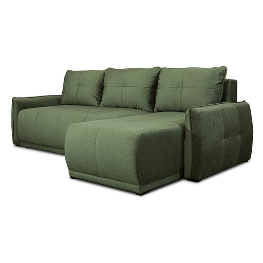 Coltar Extensibil Joy, Lada Depozitare, Interschimbabil Stanga/Dreapta, Verde, 254 Cm