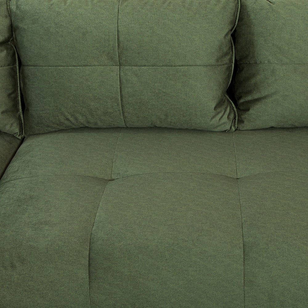 Coltar Extensibil Joy, Lada Depozitare, Interschimbabil Stanga/Dreapta, Verde, 254 Cm