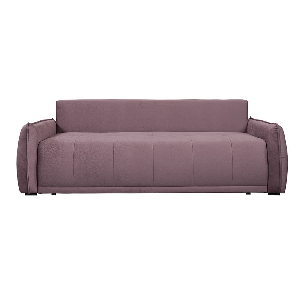 Canapea Extensibila Joy, Lada Depozitare, Roz, 222 Cm
