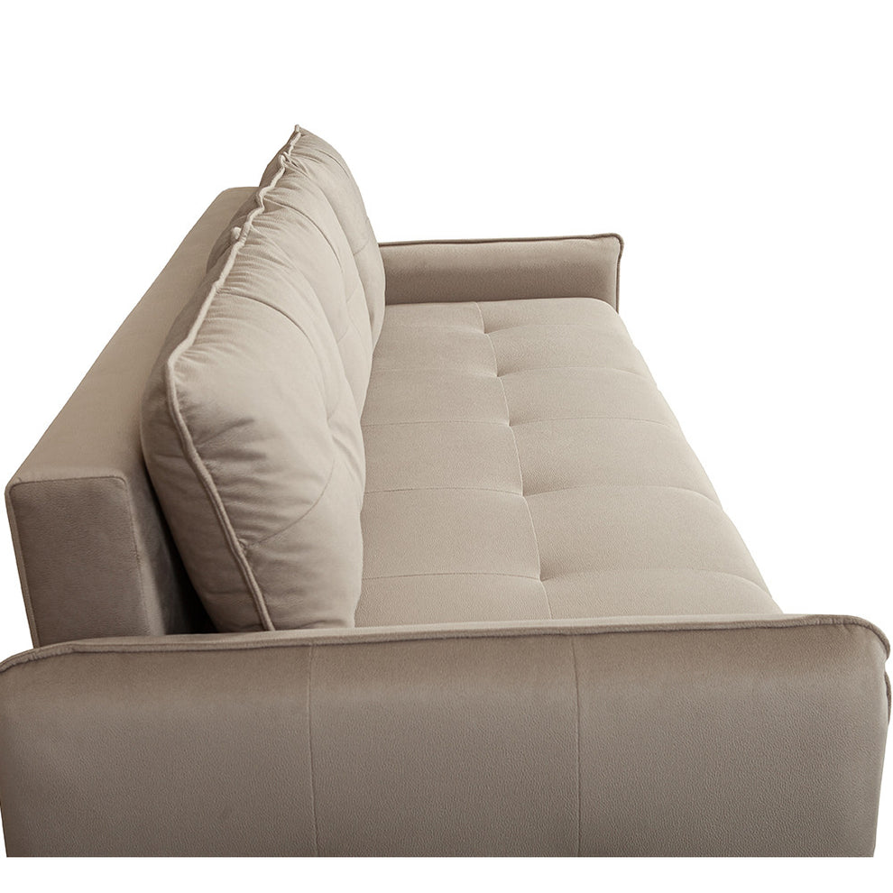 Canapea Extensibila Joy, Lada Depozitare, Crem, 222 Cm