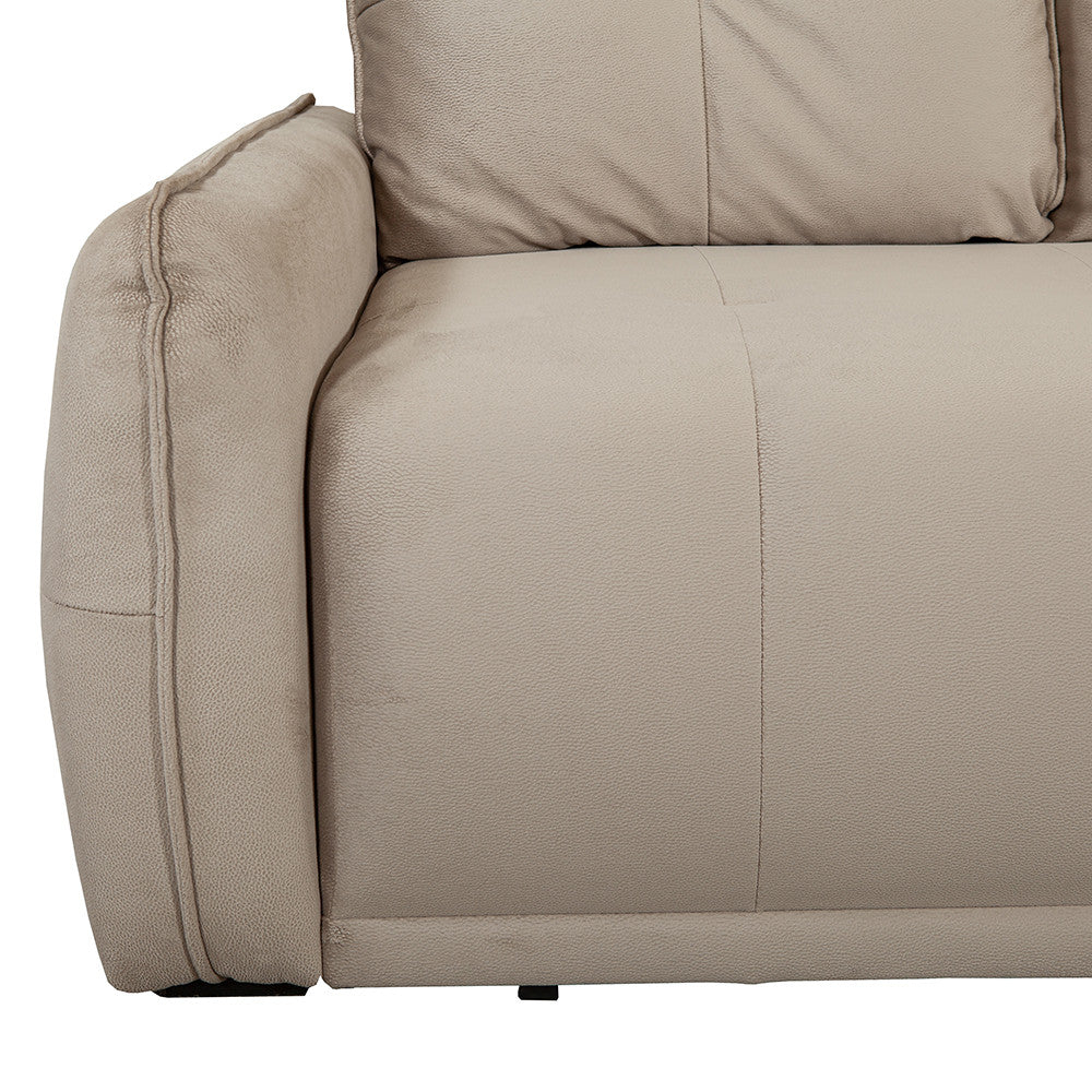 Canapea Extensibila Joy, Lada Depozitare, Crem, 222 Cm