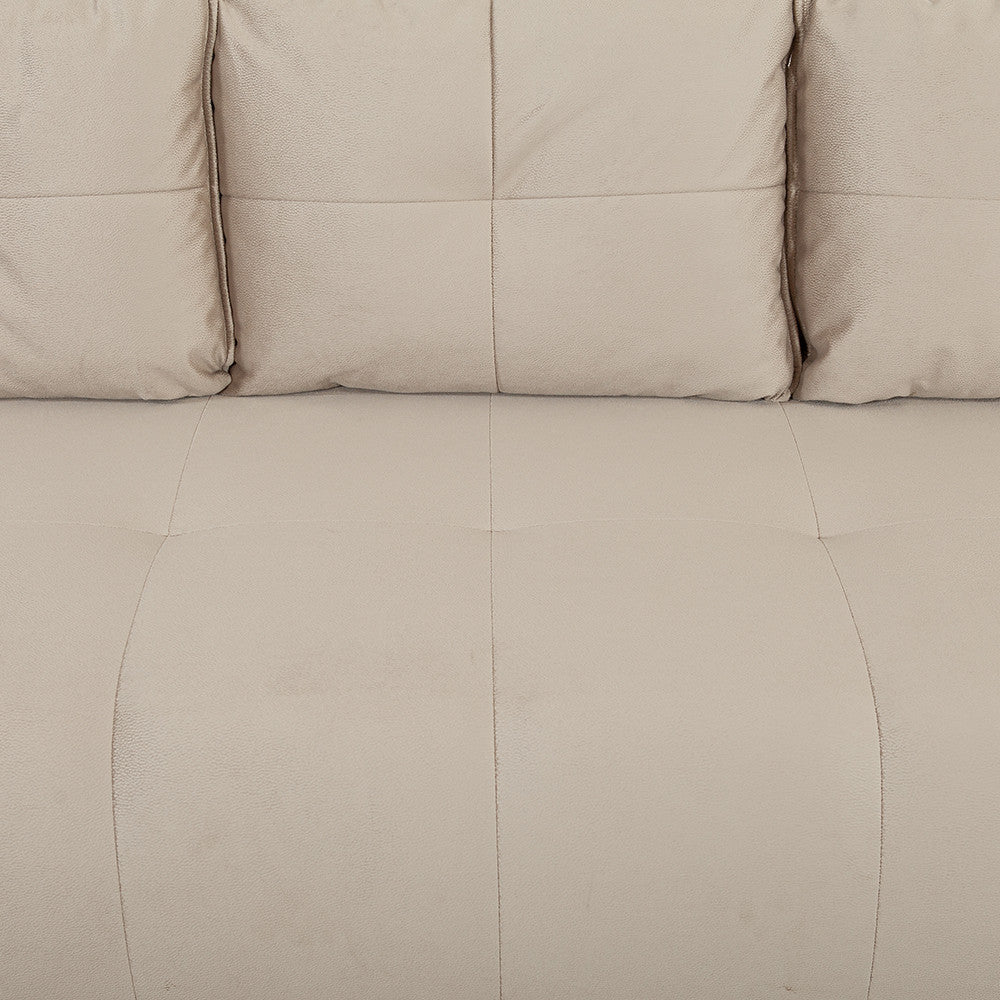 Canapea Extensibila Joy, Lada Depozitare, Crem, 222 Cm