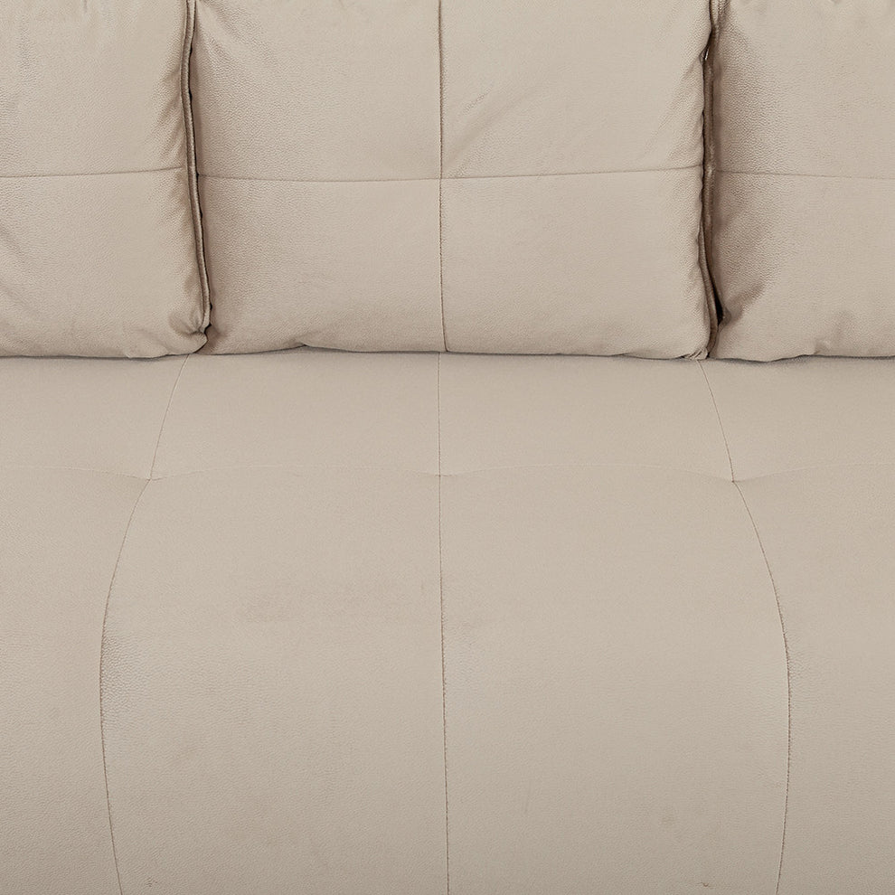Canapea Extensibila Joy, Lada Depozitare, Crem, 222 Cm