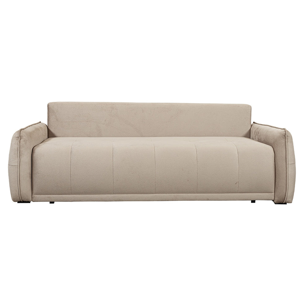 Canapea Extensibila Joy, Lada Depozitare, Crem, 222 Cm